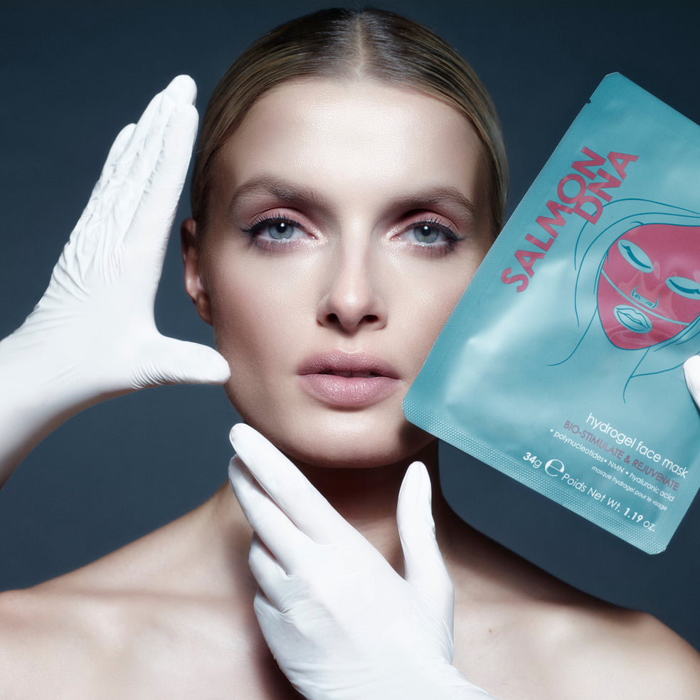 Salmon DNA Hydrogel Face Mask x4