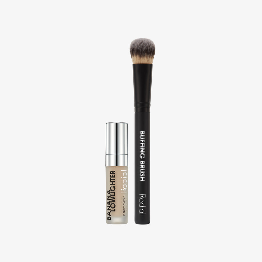 Banana Lowlighter & Buffing Brush