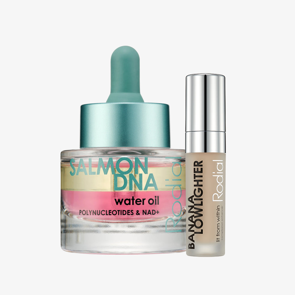 Banana Lowlighter Mini & Salmon DNA Water Oil 18ml Pair