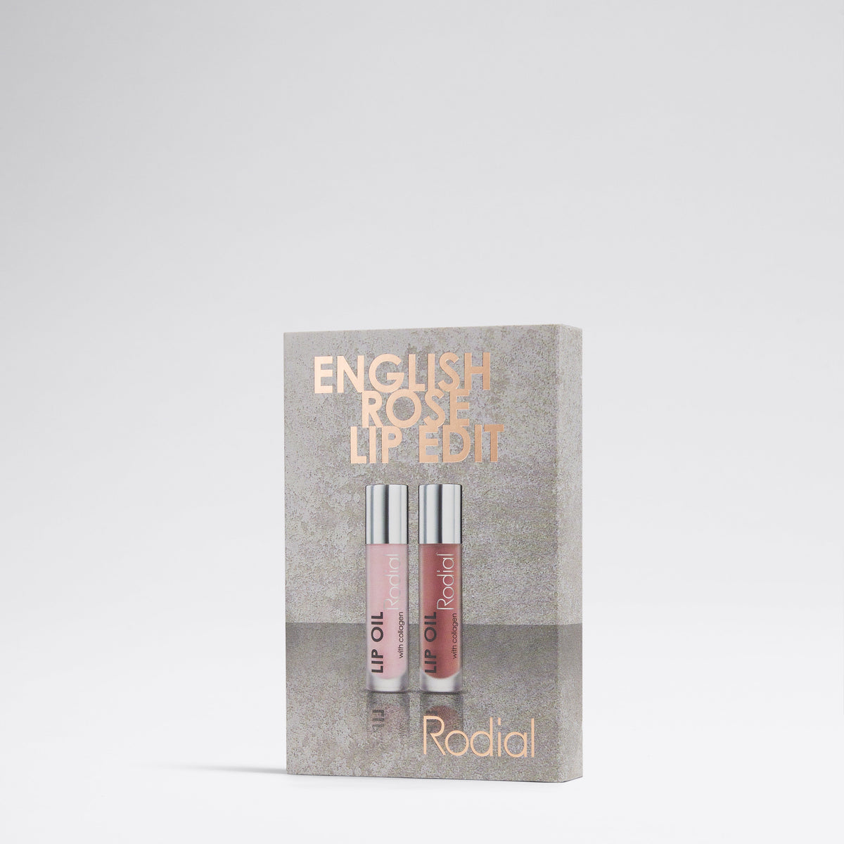 English Rose Lip Edit gift set with Original and Wild Plum Lip Oils